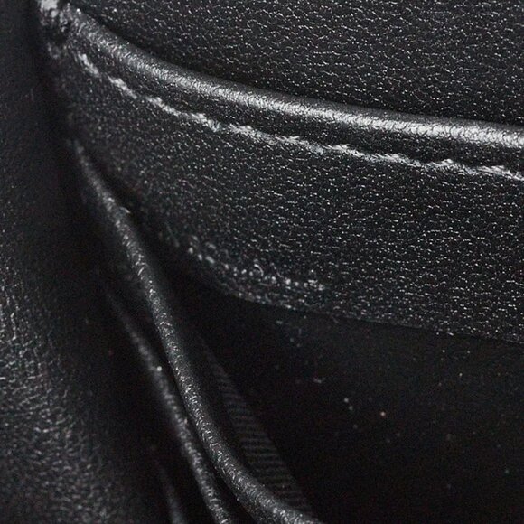 Burberry Black/Beige Coated Check Canvas Wallet on Chain Bag 675-060525 - Picture 8 of 11